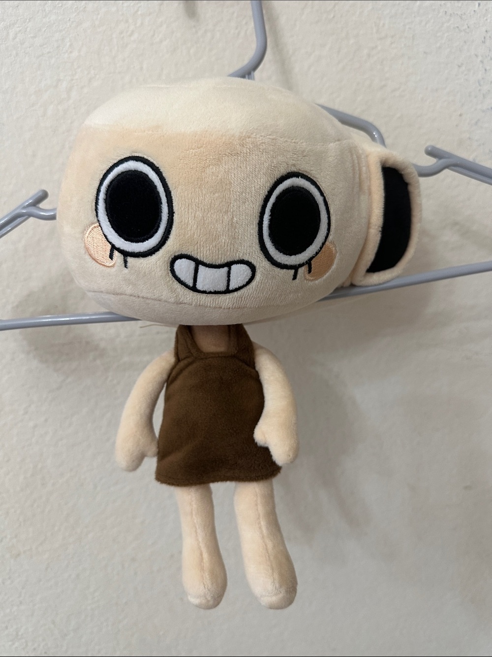 Cream and Brown Plush Character Doll – Soft Cuddly Toy